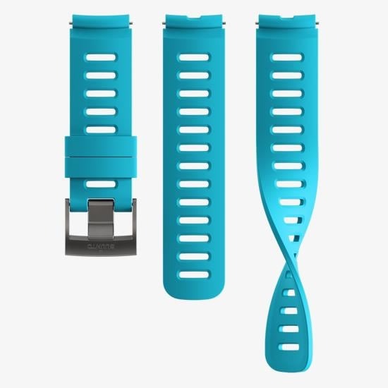 22 DIV1 SILICONE STRAP - AQUA BLUE S+M